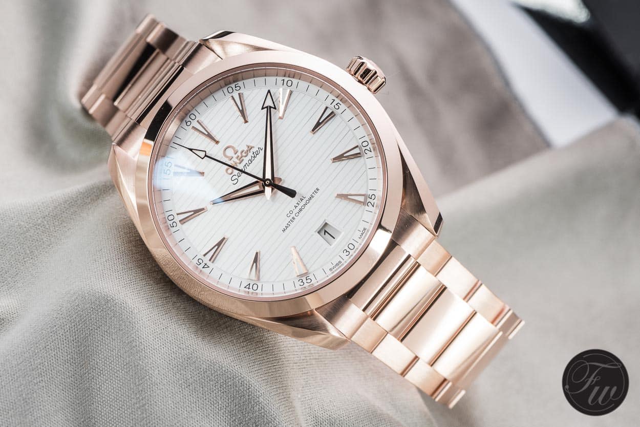 Omega Seamaster Aqua Terra gold