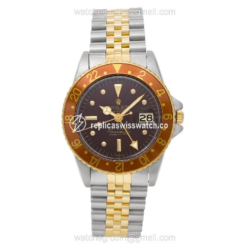 Rolex 1675 GMT-Master Automatic Male 18k yellow gold Replica Rolex 1675 GMT-Master Automatic Male 18k yellow gold Replica