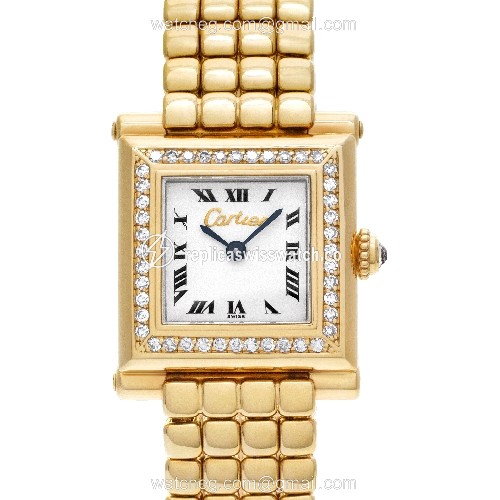 Cartier Cartier 1496 Trocadero Quartz Female 18k yellow gold Replica Cartier Cartier 1496 Trocadero Quartz Female 18k yellow gold Replica