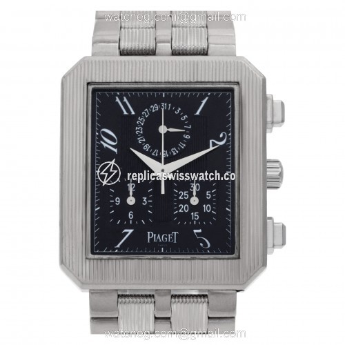 Piaget GOA24021 Protocol Quartz Male 18k White Gold Replica Piaget GOA24021 Protocol Quartz Male 18k White Gold Replica