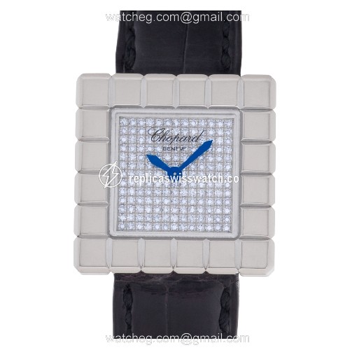 Chopard 127407-1003 Ice Cube Quartz Female 18k yellow gold Replica Chopard 127407-1003 Ice Cube Quartz Female 18k yellow gold Replica