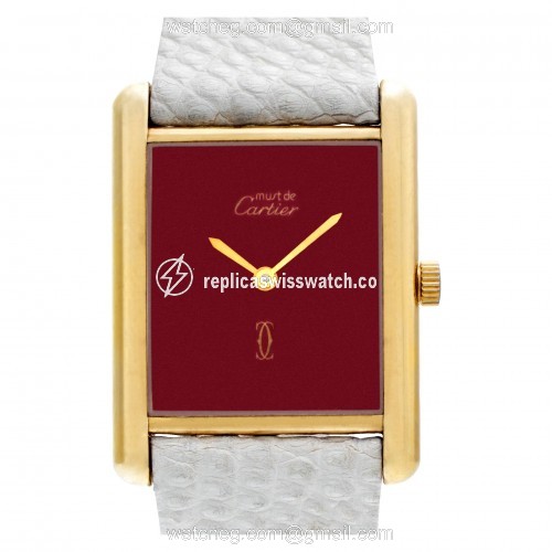 Cartier Cartier 2582 Tank Manual Unisex Vermeil Replica Cartier Cartier 2582 Tank Manual Unisex Vermeil Replica