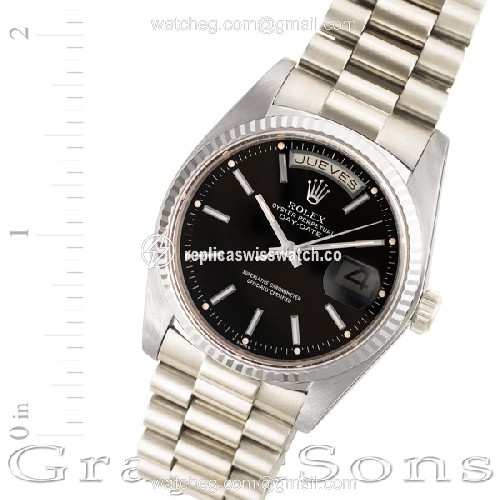 Rolex 18039 Day-Date Automatic Male 18k White Gold Replica Rolex 18039 Day-Date Automatic Male 18k White Gold Replica