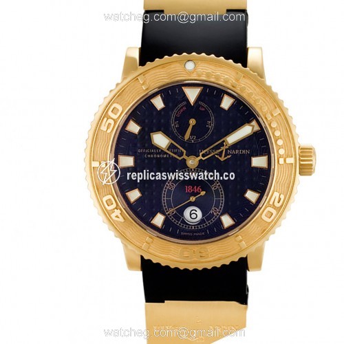 Ulysse Nardin 266-51 Maxi Marine Automatic Male 18k yellow gold Replica Ulysse Nardin 266-51 Maxi Marine Automatic Male 18k yellow gold Replica
