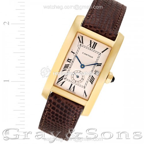 Cartier 811904 Tank American Quartz Unisex 18k yellow gold Replica Cartier 811904 Tank American Quartz Unisex 18k yellow gold Replica