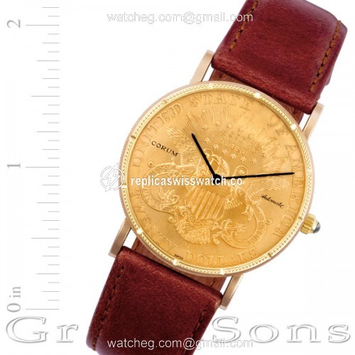 Corum 313510 $20 gold piece Automatic Male 18k yellow gold Replica Corum 313510 $20 gold piece Automatic Male 18k yellow gold Replica