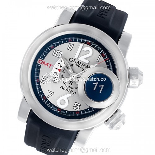 Graham 2SWASGMT.S01A Alarm GMT Automatic Male Stainless Steel Replica Graham 2SWASGMT.S01A Alarm GMT Automatic Male Stainless Steel Replica