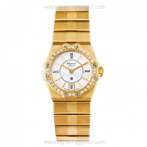 Chopard 5156 St. Moritz Quartz Female 18k yellow gold Replica Chopard 5156 St. Moritz Quartz Female 18k yellow gold Replica