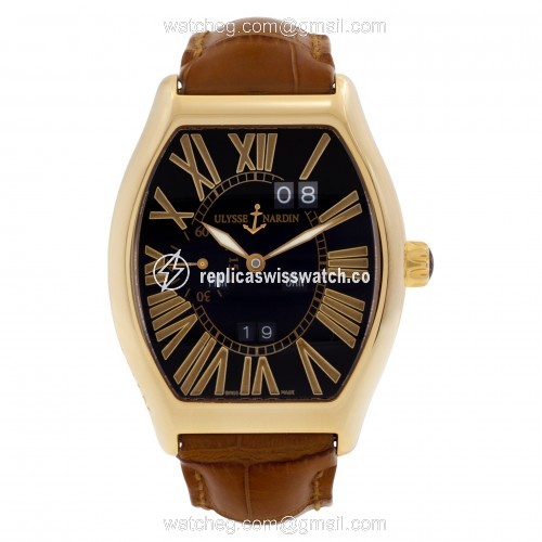 Ulysse Nardin 336-48 Ludovico Perpetual Automatic Male 18k yellow gold Replica Ulysse Nardin 336-48 Ludovico Perpetual Automatic Male 18k yellow gold Replica