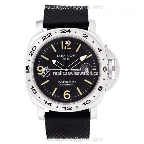 Panerai PAM 023 A GMT-Master Automatic Male Stainless Steel Replica Panerai PAM 023 A GMT-Master Automatic Male Stainless Steel Replica