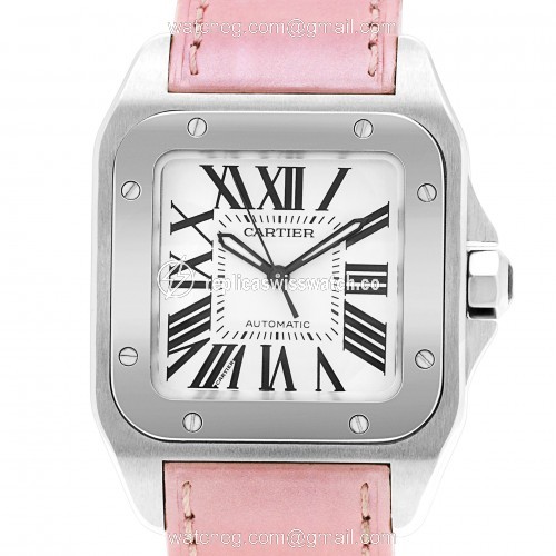 Cartier 540867RX Santos 100 Automatic Unisex Stainless Steel Replica Cartier 540867RX Santos 100 Automatic Unisex Stainless Steel Replica