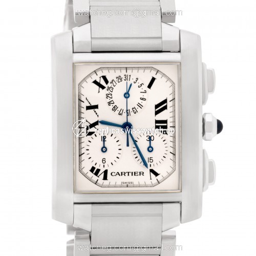 Cartier W51001Q3 Tank Francaise Quartz Male Stainless Steel Replica Cartier W51001Q3 Tank Francaise Quartz Male Stainless Steel Replica