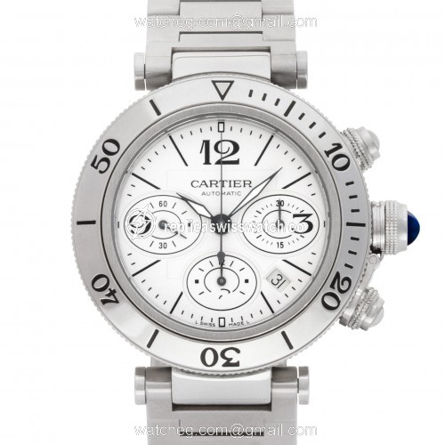 Cartier W31089M7 Pasha 42mm Automatic Male Stainless Steel Replica Cartier W31089M7 Pasha 42mm Automatic Male Stainless Steel Replica