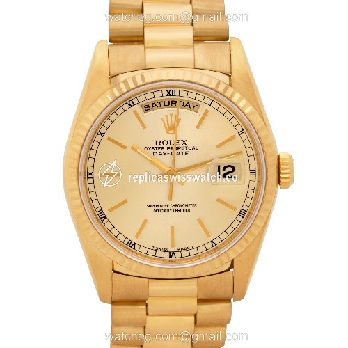 Rolex 18238 Day-Date Automatic Male 18k yellow gold Replica Rolex 18238 Day-Date Automatic Male 18k yellow gold Replica