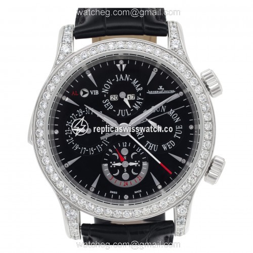 Jaeger LeCoultre 149.6.95/Q163643A Master Control Automatic Male Platinum Replica Jaeger LeCoultre 149.6.95/Q163643A Master Control Automatic Male Platinum Replica