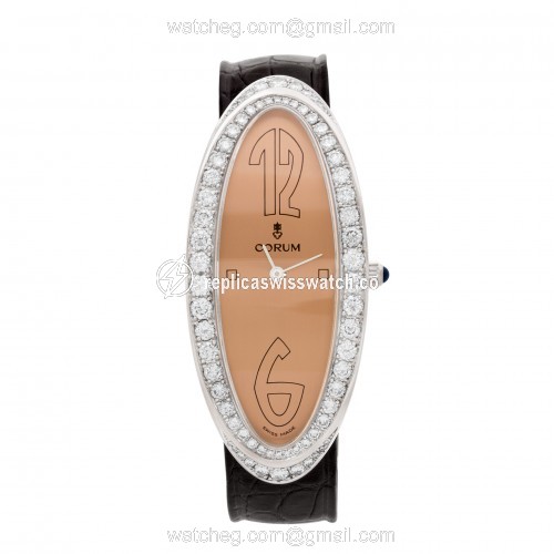 Corum 137.310.69 Lady Millennium Quartz Female 18k White Gold Replica Corum 137.310.69 Lady Millennium Quartz Female 18k White Gold Replica