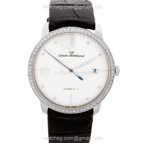 Girard Perregaux 49525D53A1A-BK6A 1966 Automatic Male 18k White Gold Replica Girard Perregaux 49525D53A1A-BK6A 1966 Automatic Male 18k White Gold Replica