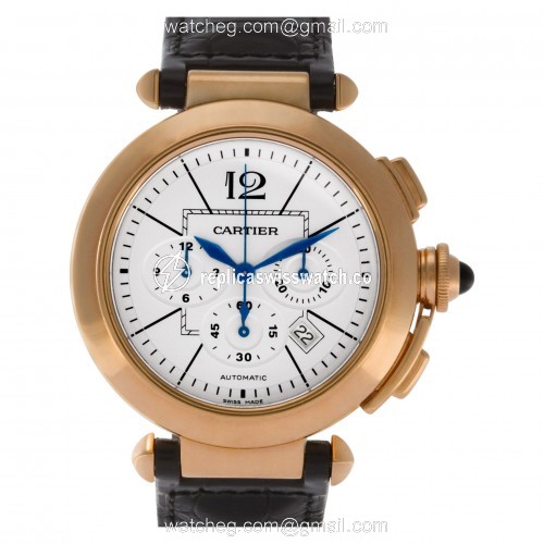 Cartier w3019951 Pasha Automatic Male 18k Pink Gold Replica Cartier w3019951 Pasha Automatic Male 18k Pink Gold Replica
