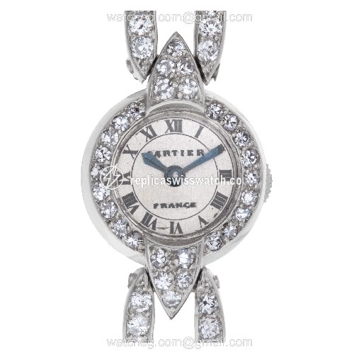 Cartier 92826 Cocktail Manual Female Platinum Replica Cartier 92826 Cocktail Manual Female Platinum Replica