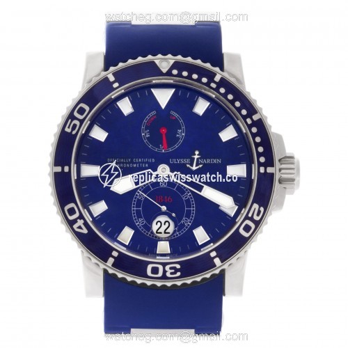 Ulysse Nardin 260-32-3A Maxi Marine Automatic Male 18k White Gold Replica Ulysse Nardin 260-32-3A Maxi Marine Automatic Male 18k White Gold Replica