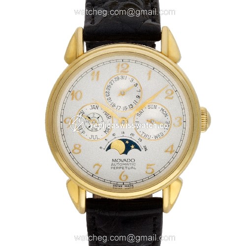 Movado 40.B3.881 Perpetual Calendar Automatic Male 18k yellow gold Replica Movado 40.B3.881 Perpetual Calendar Automatic Male 18k yellow gold Replica