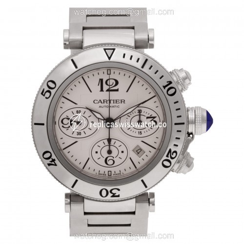 Cartier W31089M7 Pasha Seatimer Chrono Automatic Male Stainless Steel Replica Cartier W31089M7 Pasha Seatimer Chrono Automatic Male Stainless Steel Replica