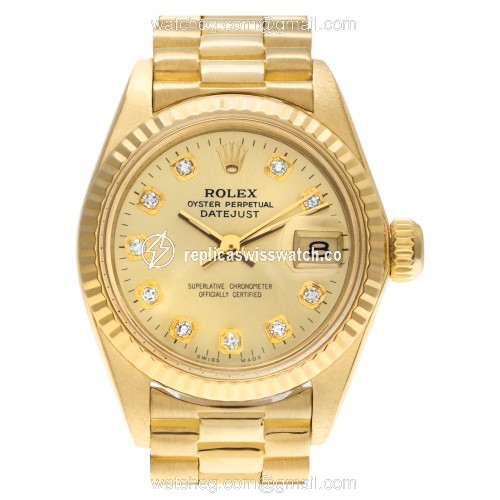 Rolex 6917 Datejust Automatic Female 18k yellow gold Replica Rolex 6917 Datejust Automatic Female 18k yellow gold Replica
