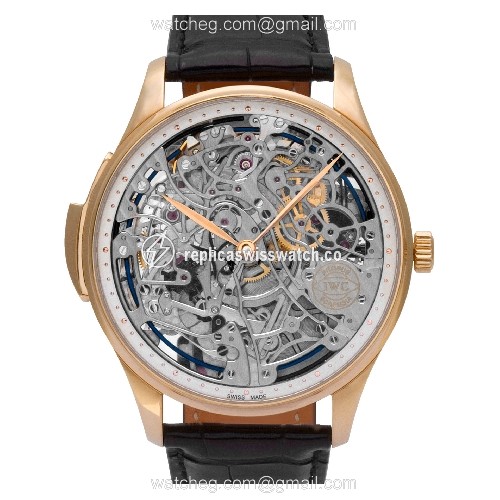 IWC IW524101 Portuguese Manual Male 18k rose gold Replica IWC IW524101 Portuguese Manual Male 18k rose gold Replica