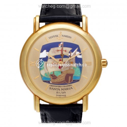 Ulysse Nardin 131-77-9 San Marco Automatic Male 18k yellow gold Replica Ulysse Nardin 131-77-9 San Marco Automatic Male 18k yellow gold Replica