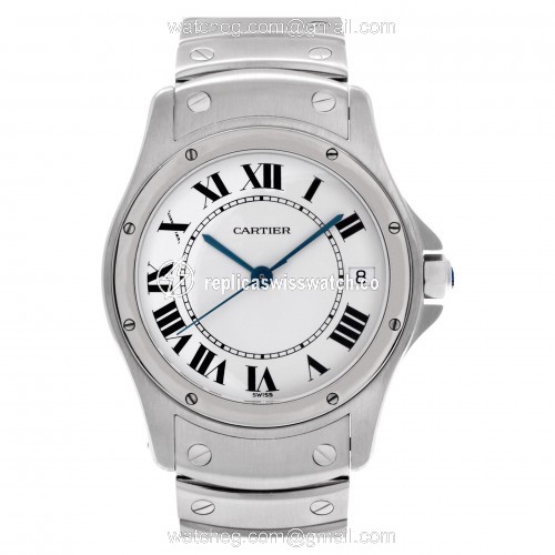 Cartier 1920 Santos Automatic Unisex Stainless Steel Replica Cartier 1920 Santos Automatic Unisex Stainless Steel Replica