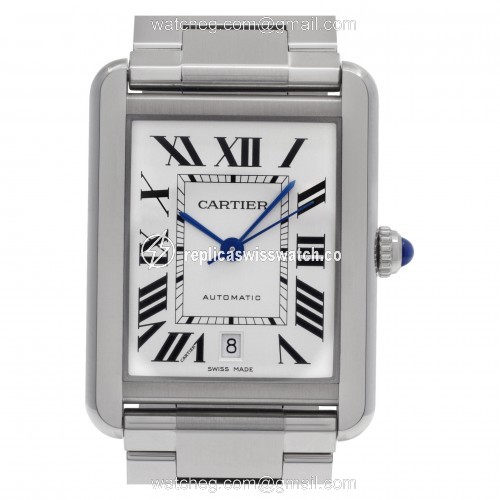 Cartier W520028 Tank Automatic Male Stainless Steel Replica Cartier W520028 Tank Automatic Male Stainless Steel Replica