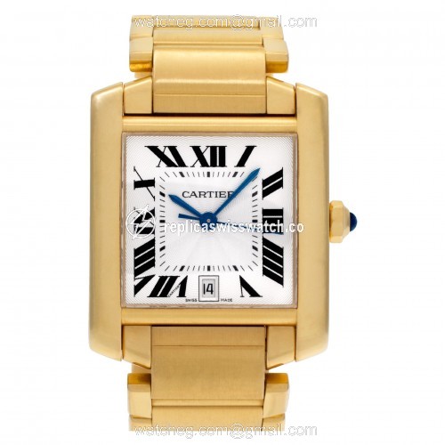 Cartier W50001R2 Tank Francaise Automatic Unisex 18k yellow gold Replica Cartier W50001R2 Tank Francaise Automatic Unisex 18k yellow gold Replica