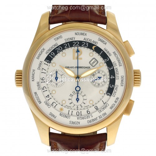 Girard Perregaux 4980 World Time Automatic Male 18k yellow gold Replica Girard Perregaux 4980 World Time Automatic Male 18k yellow gold Replica
