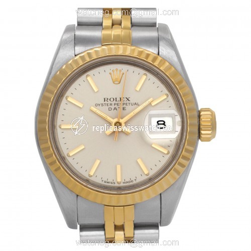 Rolex 69173 Datejust Automatic Female 18k gold & Stainless Steel Replica Rolex 69173 Datejust Automatic Female 18k gold & Stainless Steel Replica