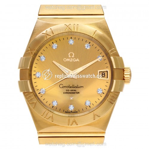 Omega 123.50.38.21.58.001 Constellation Automatic Male 18k yellow gold Replica Omega 123.50.38.21.58.001 Constellation Automatic Male 18k yellow gold Replica