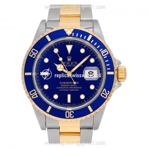 Rolex 16613 Submariner Automatic Male 18k gold & Stainless Steel Replica Rolex 16613 Submariner Automatic Male 18k gold & Stainless Steel Replica