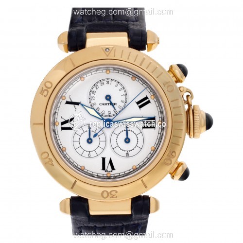 Cartier 1353 Pasha Quartz Unisex 18k Yellow Gold Replica Cartier 1353 Pasha Quartz Unisex 18k Yellow Gold Replica