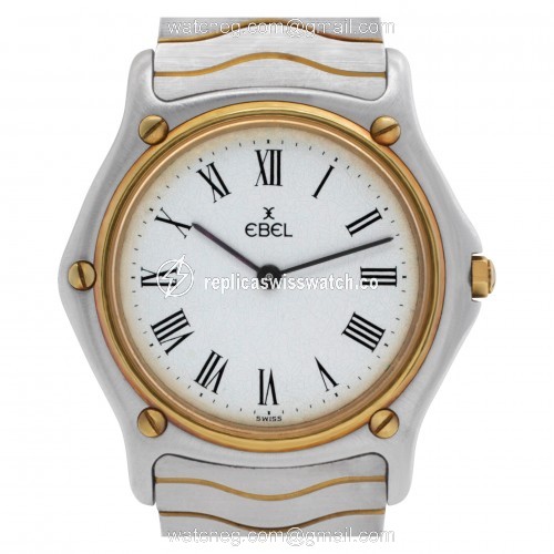 Ebel 12976 Classic Wave Quartz Female 18k gold & Stainless Steel Replica Ebel 12976 Classic Wave Quartz Female 18k gold & Stainless Steel Replica