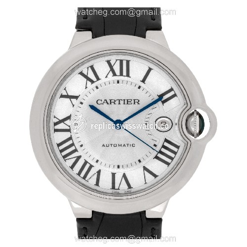 Cartier W6901351 Ballon Bleu Automatic Male 18k White Gold Replica Cartier W6901351 Ballon Bleu Automatic Male 18k White Gold Replica
