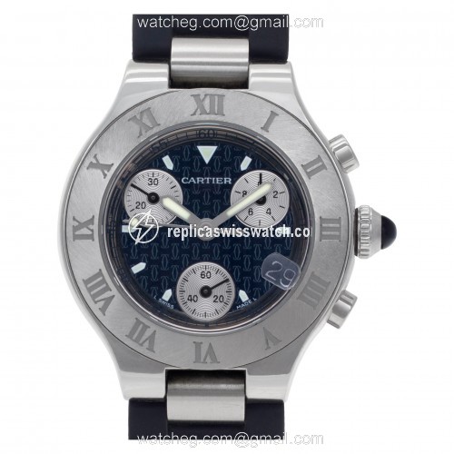 Cartier w10198U2 Chronoscaph 21 Quartz Female Stainless Steel Replica Cartier w10198U2 Chronoscaph 21 Quartz Female Stainless Steel Replica