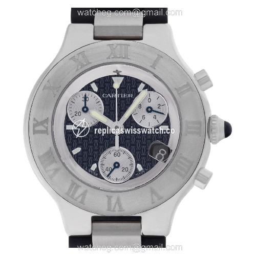 Cartier W10125U2 Chronoscaph 21 Quartz Male Stainless Steel Replica Cartier W10125U2 Chronoscaph 21 Quartz Male Stainless Steel Replica
