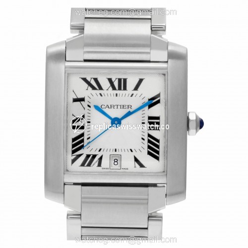 Cartier W51002Q3 Tank Francaise Automatic Unisex Stainless Steel Replica Cartier W51002Q3 Tank Francaise Automatic Unisex Stainless Steel Replica