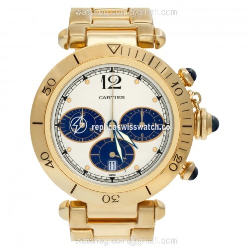 Cartier 30009 Pasha Quartz Male 18k yellow gold Replica Cartier 30009 Pasha Quartz Male 18k yellow gold Replica