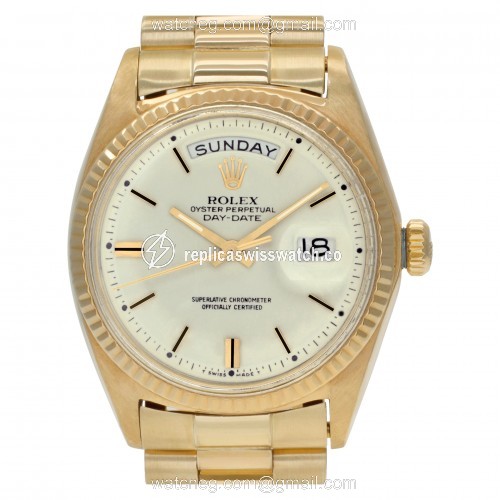 Rolex 1803 Day-Date Automatic Unisex 18k yellow gold Replica Rolex 1803 Day-Date Automatic Unisex 18k yellow gold Replica