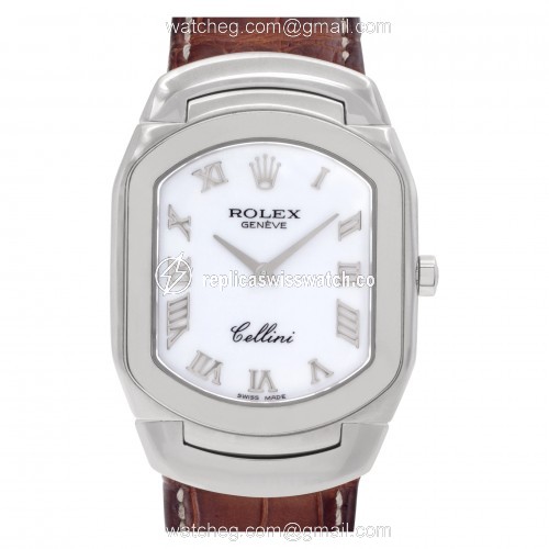 Rolex 6633 Cellini Quartz Male 18k White Gold Replica Rolex 6633 Cellini Quartz Male 18k White Gold Replica