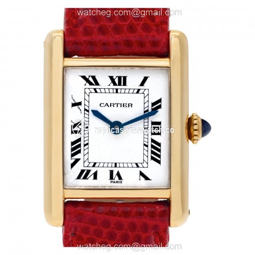 Cartier Cartier 1684 Tank Manual Female 18k yellow gold Replica Cartier Cartier 1684 Tank Manual Female 18k yellow gold Replica