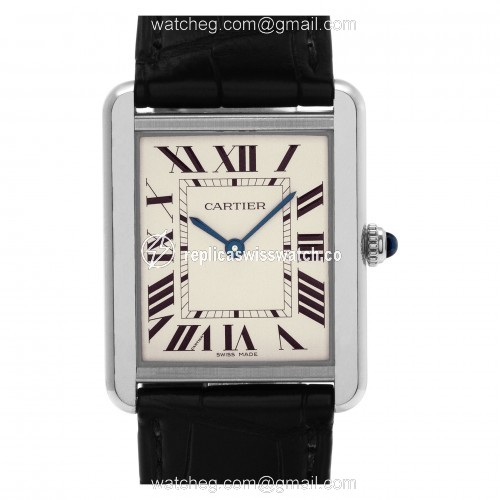 Cartier W5200003 Tank Solo Quartz Unisex Stainless Steel Replica Cartier W5200003 Tank Solo Quartz Unisex Stainless Steel Replica