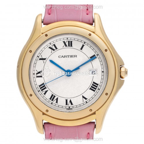 Cartier 116000R Cougar Quartz Female 18k yellow gold Replica Cartier 116000R Cougar Quartz Female 18k yellow gold Replica