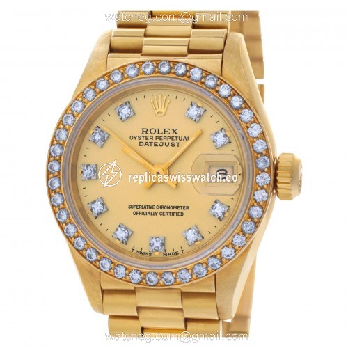 Rolex 6917 Datejust Automatic Female 18k yellow gold Replica Rolex 6917 Datejust Automatic Female 18k yellow gold Replica