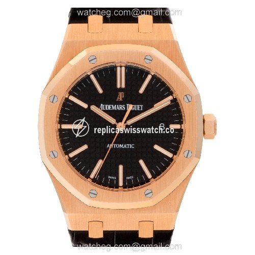 Audemars Piguet 15400OR.OO.D002CR.01 Royal Oak Automatic Male 18k rose gold Replica Audemars Piguet 15400OR.OO.D002CR.01 Royal Oak Automatic Male 18k rose gold Replica